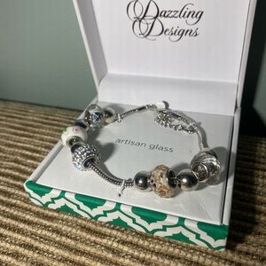Silver plated Charm bracelet